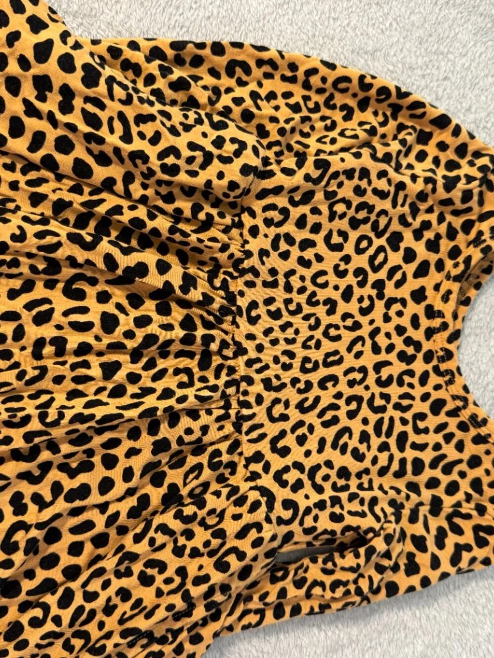 Little Sleepies Leopard Dress DISCONTINUED 12-18 Months